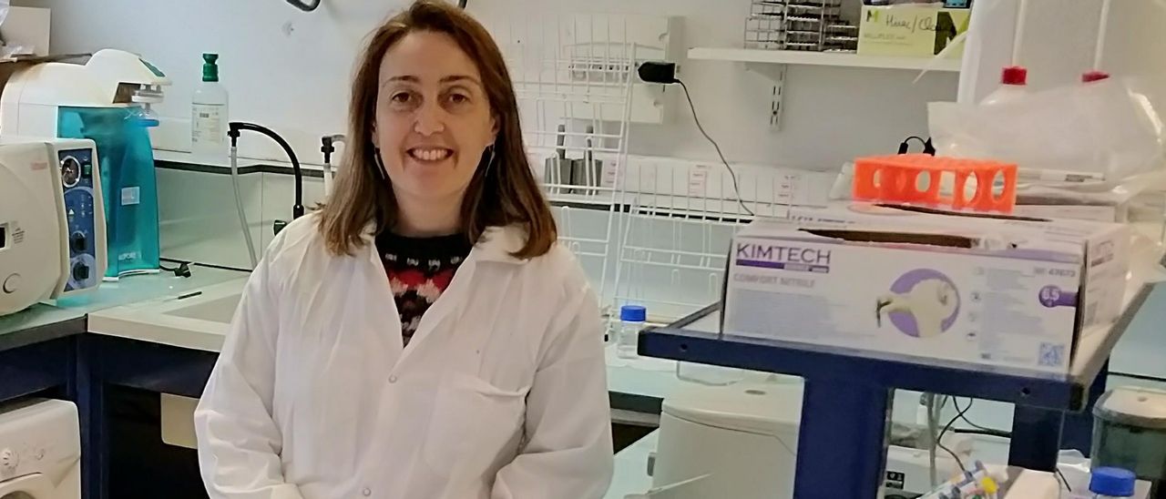 Yolanda Prezado en su laboratorio de trabajo en una imagen de 2019.