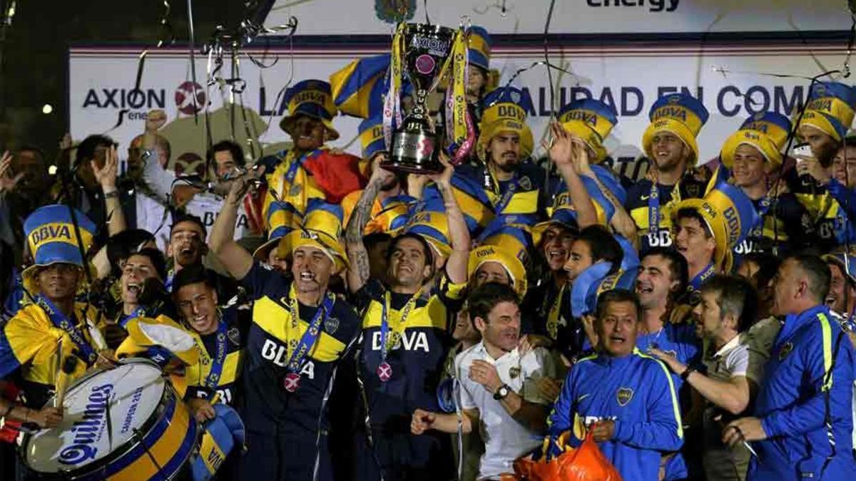 Boca Juniors celebró el título de campeón