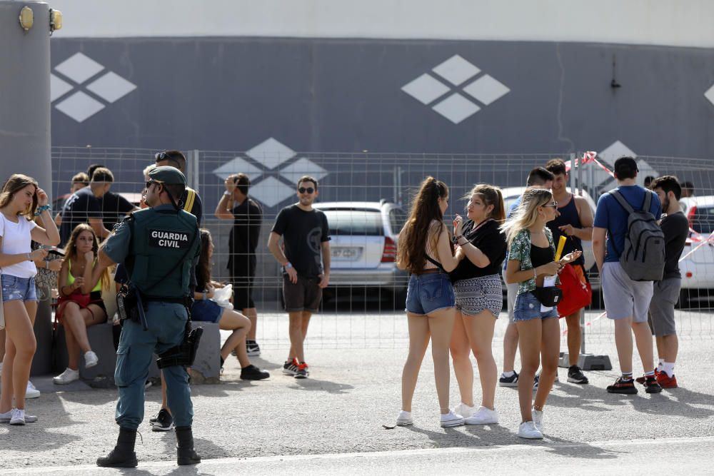 La Guardia Civil precinta el Marenostrum Festival