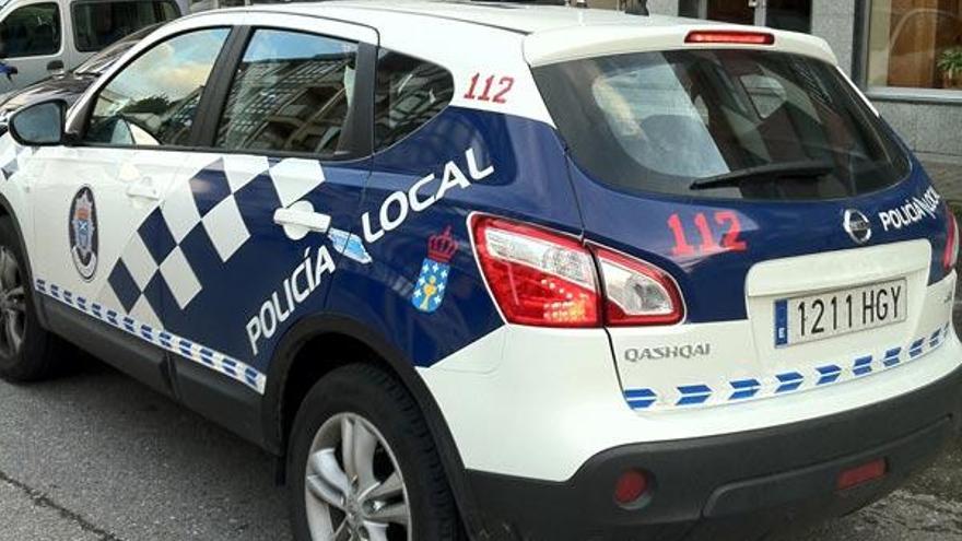 El nuevo coche patrulla de la Policía Local de Gondomar.