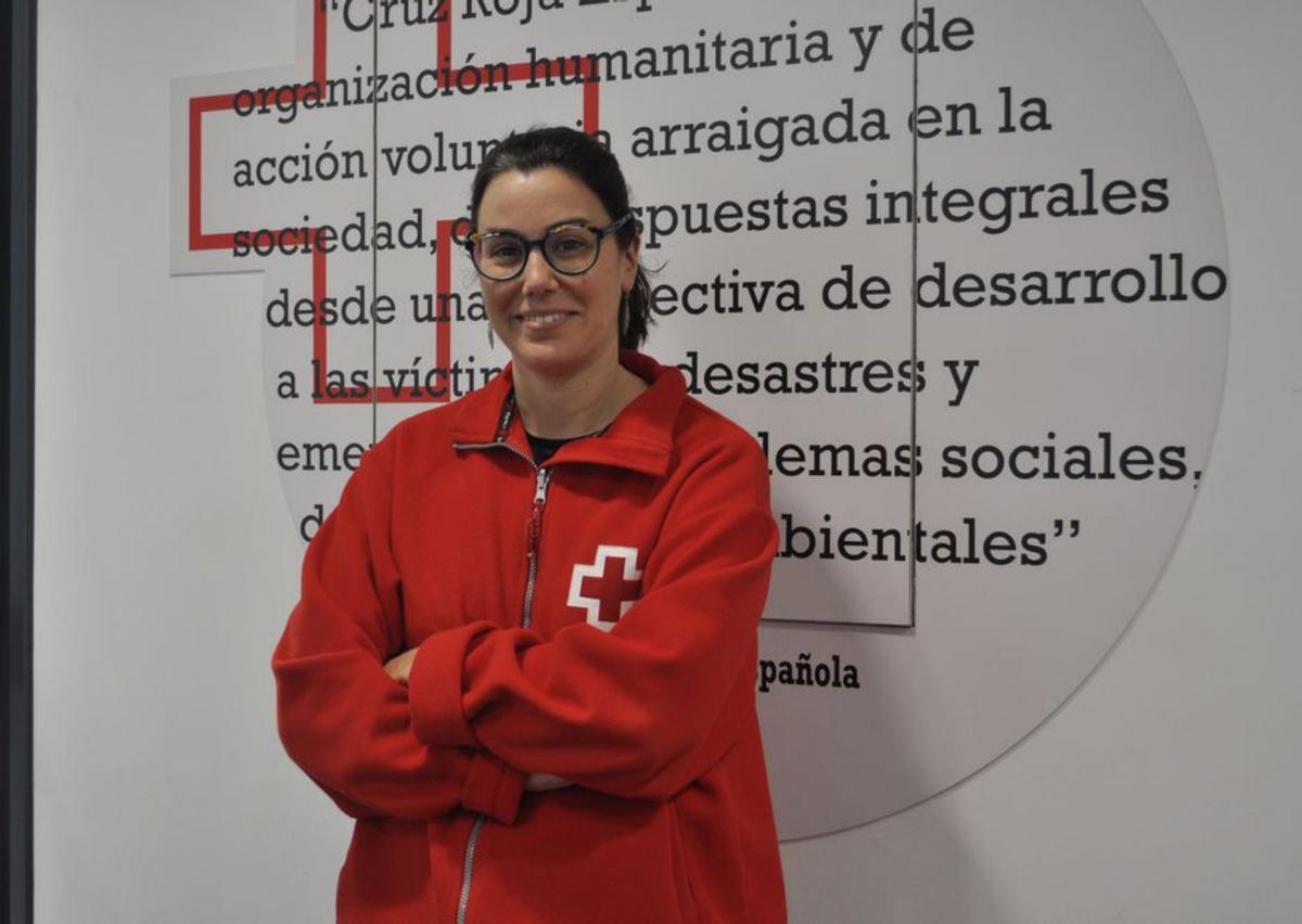 Laura Cerviño, de Cruz Roja / cedida