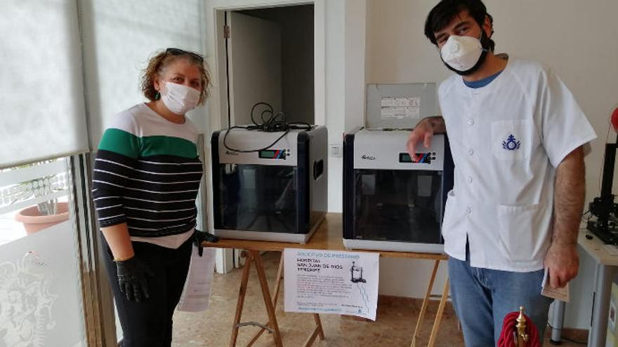 Donación de Femete de dos impresoras láser al Hospital San Juan de Dios de Santa Cruz de Tenerife.