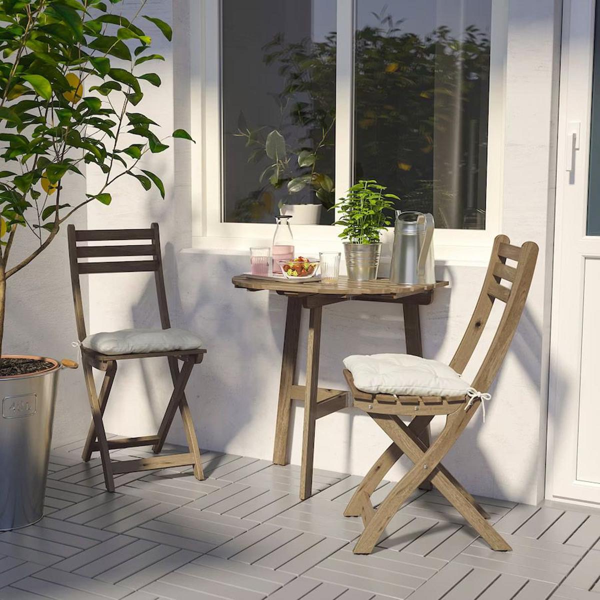 Federal Comida sana detalles Nuestras 10 mesas y sillas favoritos para balcones y terrazas pequeñas -  Woman