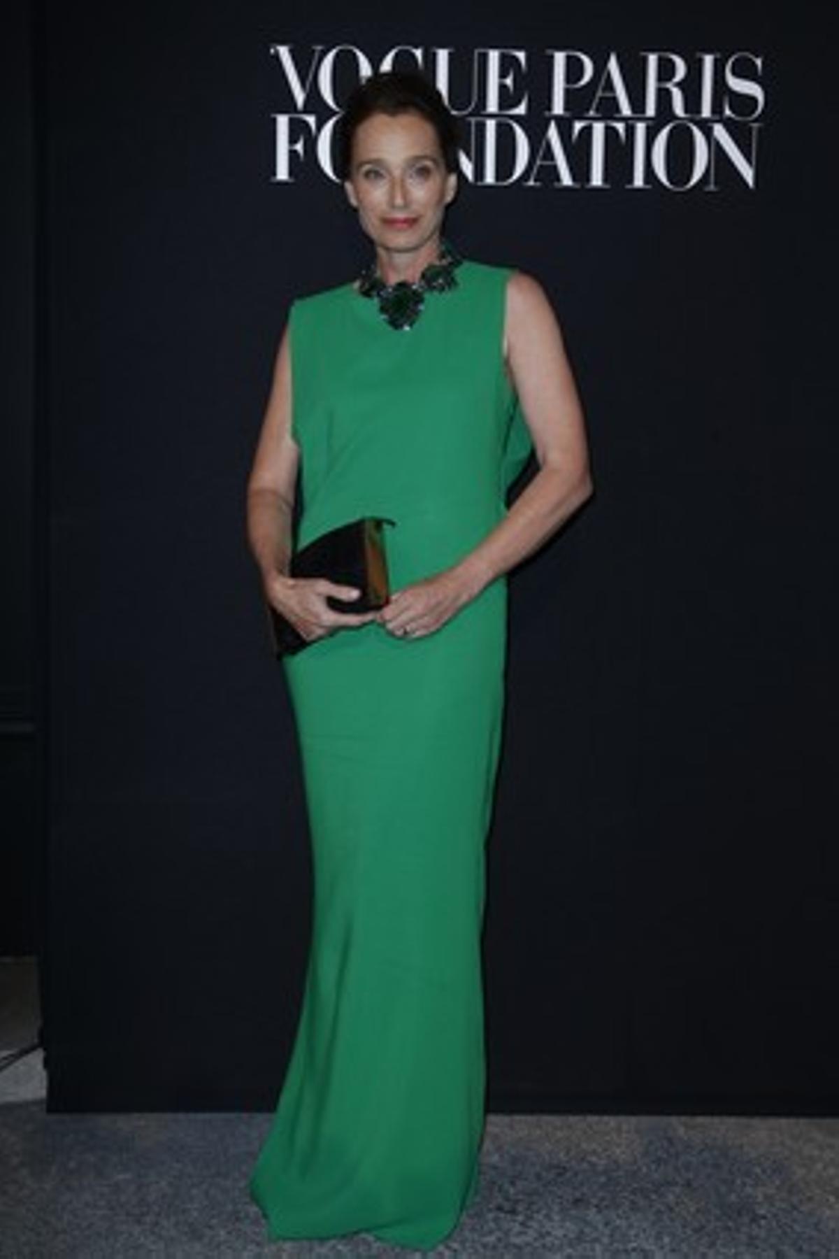 L’actriu britànica Kristin Scott-Thomas, a la festa de ’Vogue Paris Foundation’, a París.