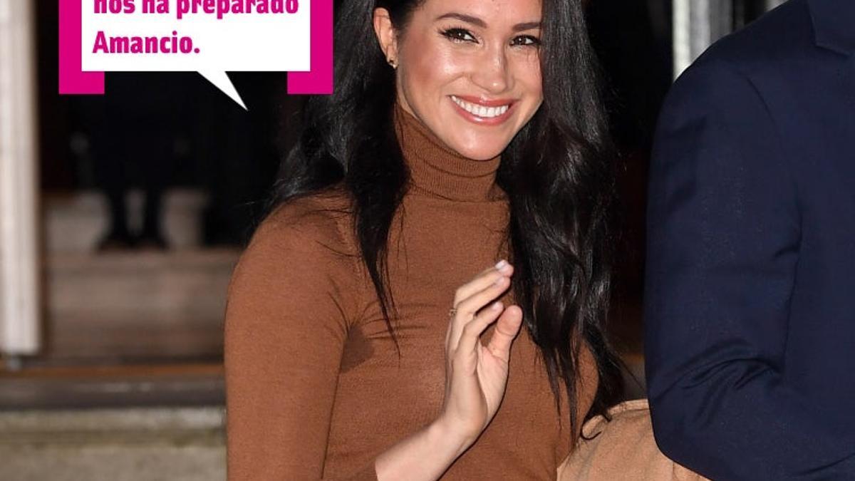 Meghan Markle y su look marrón de 10