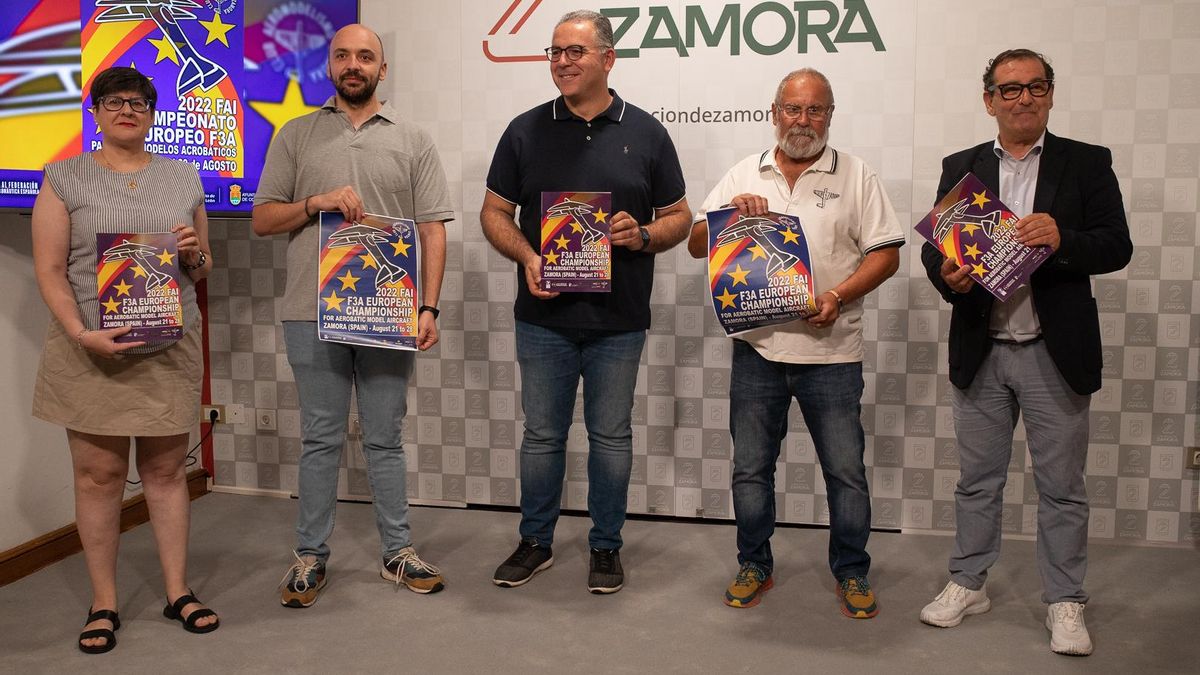 Imagen de la presentación del campeonato europeo que se celebrará en Coreses.