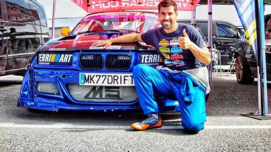 El santfruitosenc Marc Blanco rep el premi de campió estatal semipro de Drift