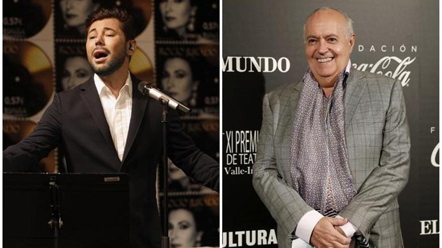 El cantante Miguel Poveda y el empresario José Luis Moreno