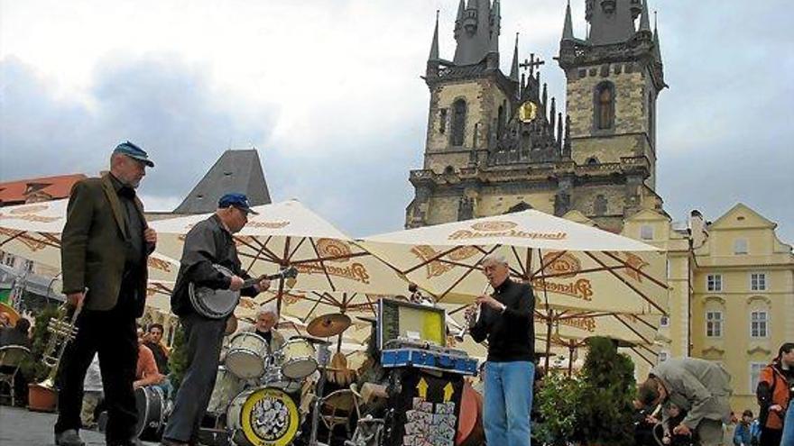 Im Stadtzentrum von Prag