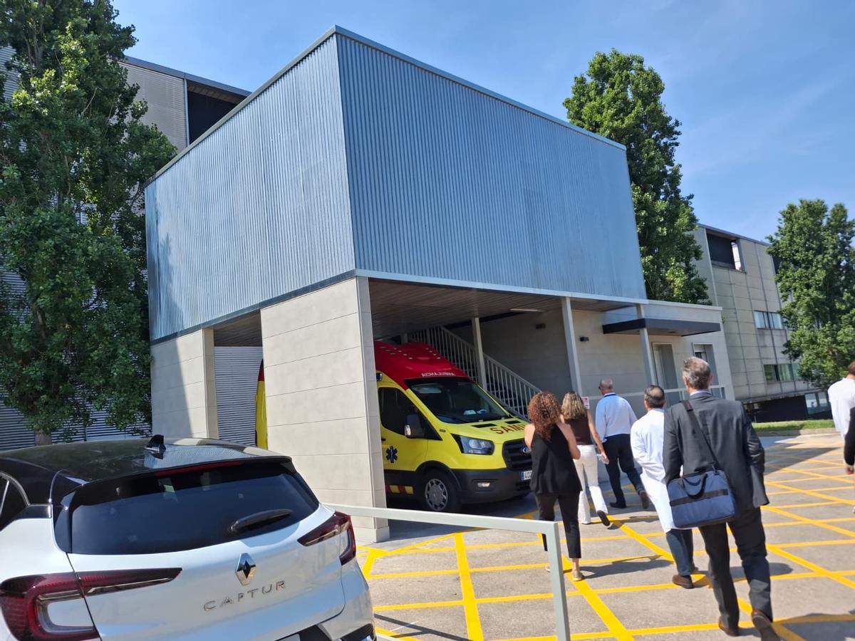 Así es la nueva base del SAMU en el hospital de Dénia
