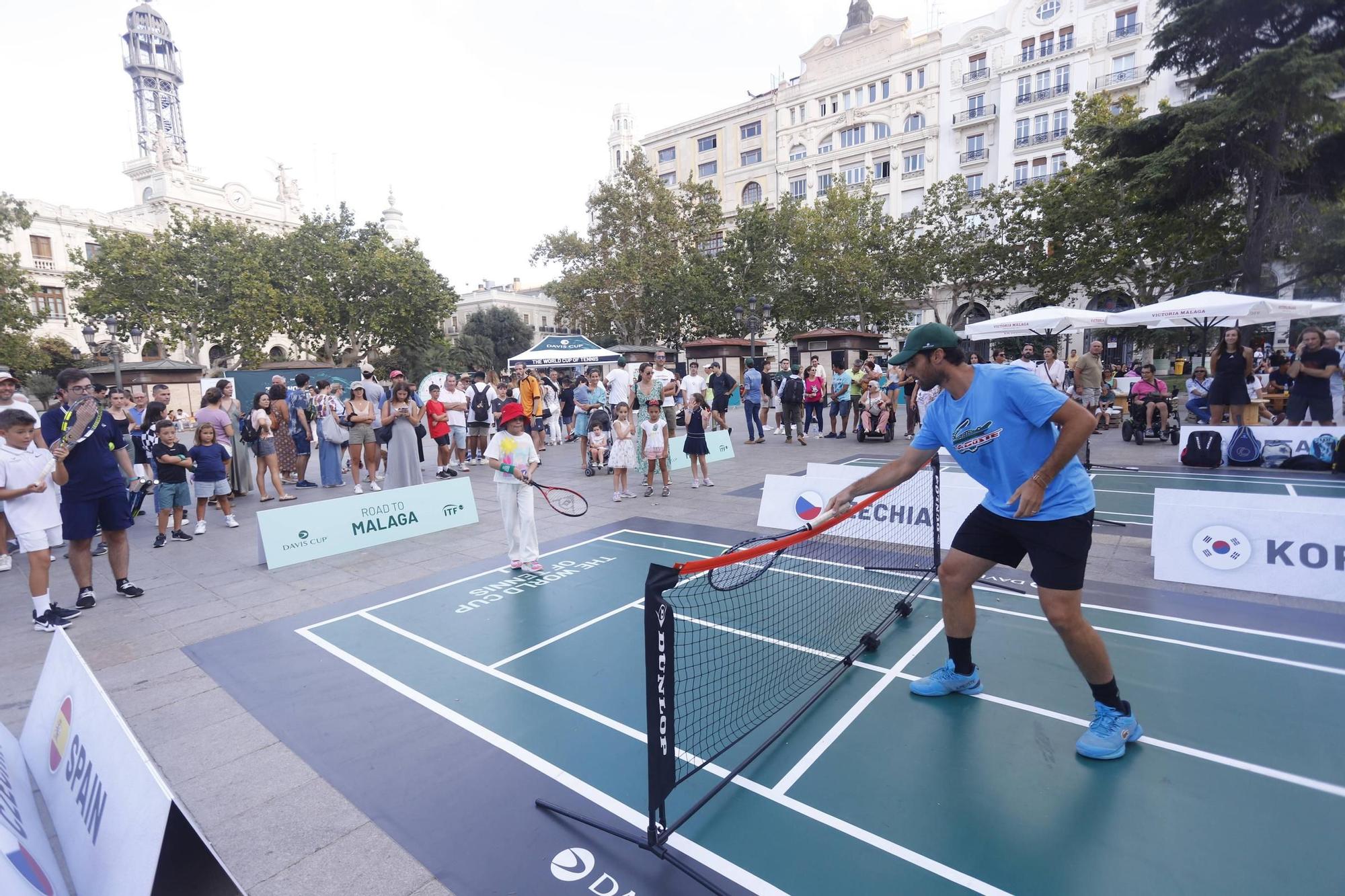 Fiesta del tenis en València por la Copa Davis