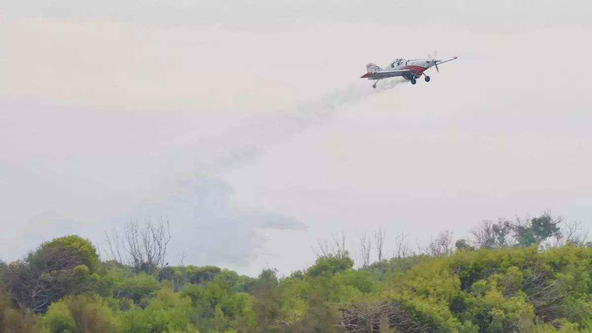 Aemet advertix de "moments crítics" este migdia en l'incendi del Saler