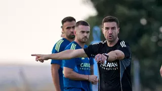 El Real Zaragoza arranca con fuerza su stage y con Francho al margen