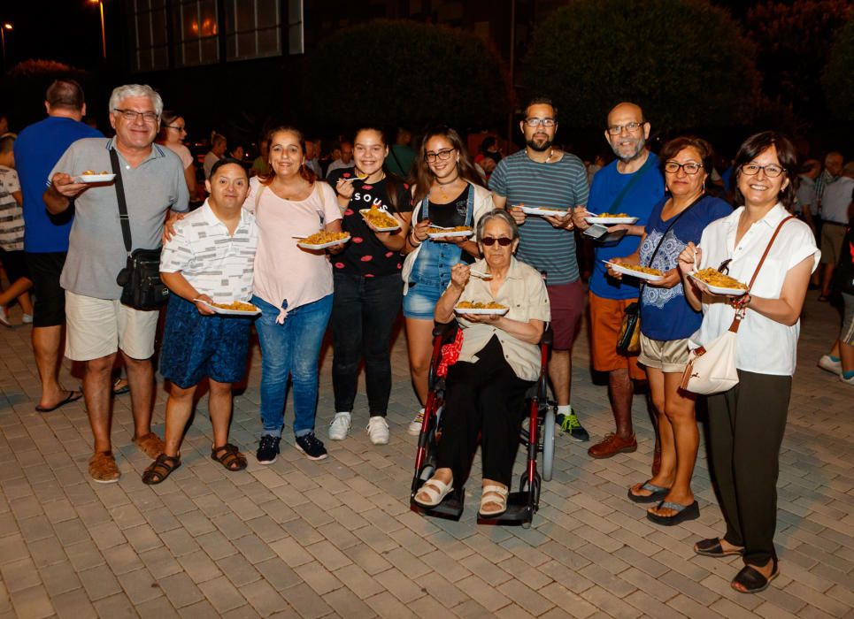 Inauguración de la feria de fiestas en la plaza Mayor