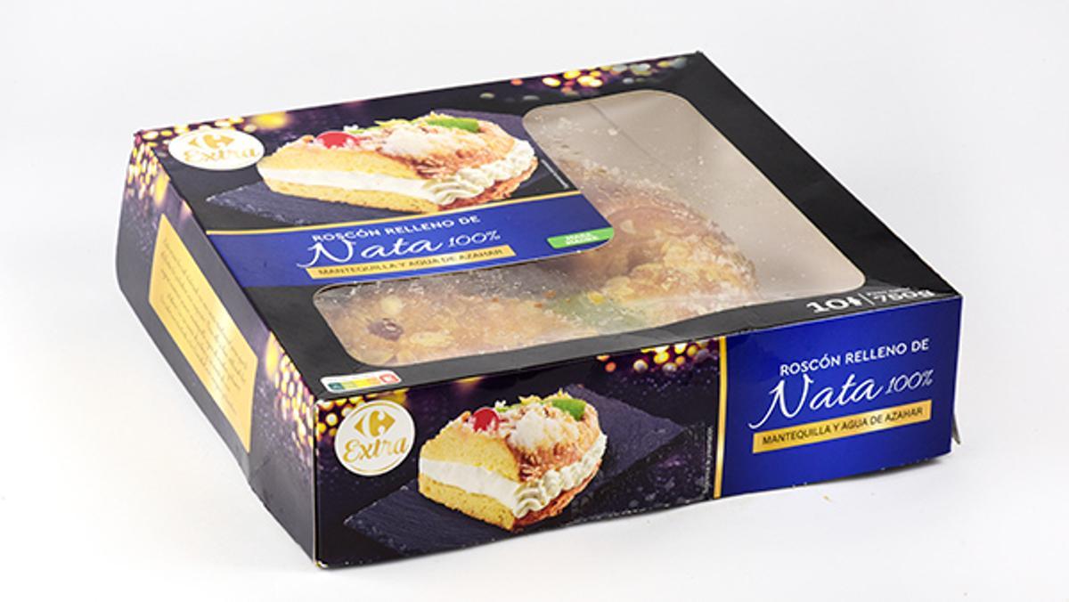 El roscón de Reyes de Carrefour es el mejor de supermercado según la OCU