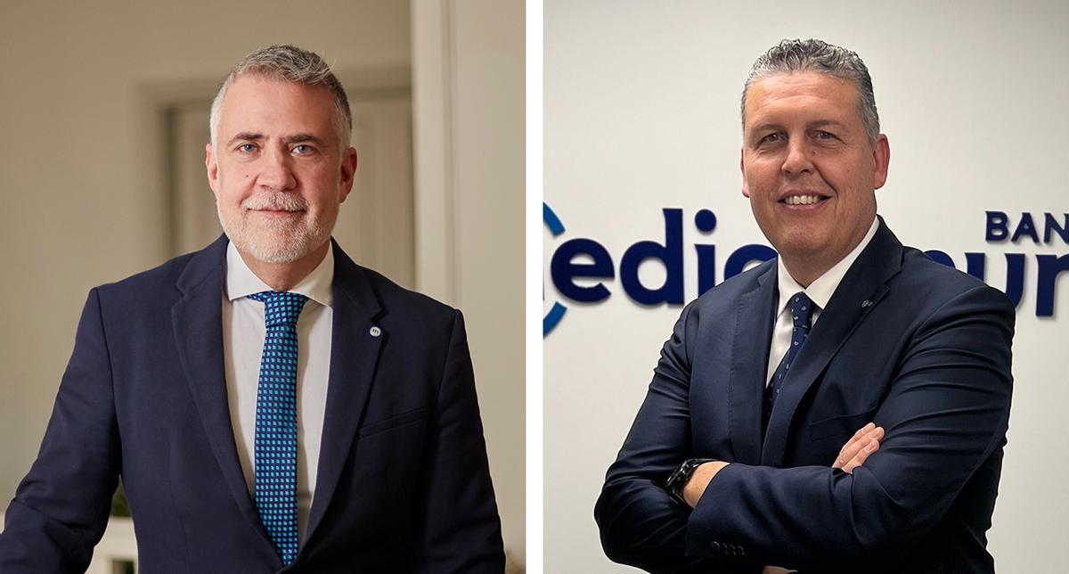 Javier Fano (izquierda) y Jorge Ureña (derecha), Family Bankers de Banco Mediolanum.