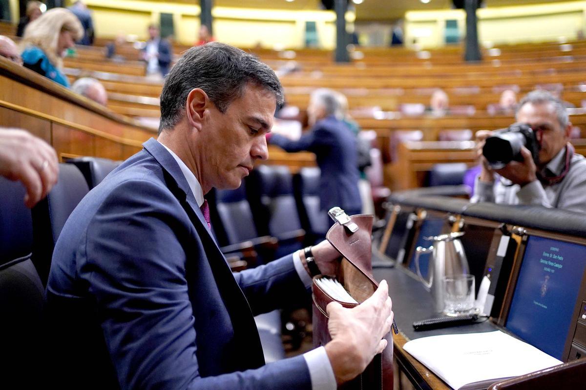 Comparecencia de Pedro Sánchez en el Congreso