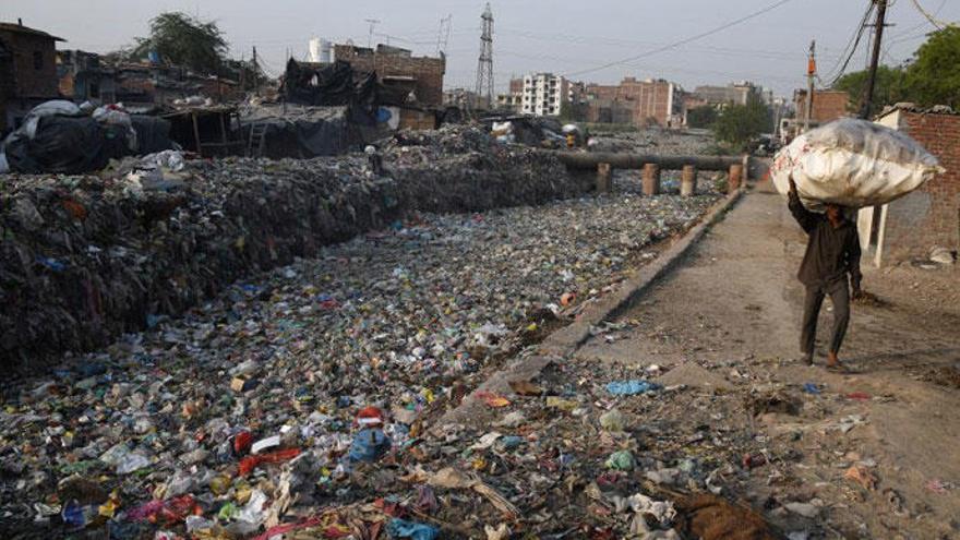 Taimur Nagar, una de las ciudades más contaminadas.