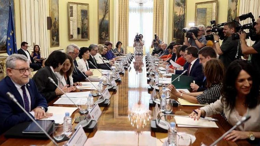 Encuentro reciente de la ministra de Educación con los consejeros autonómicos.