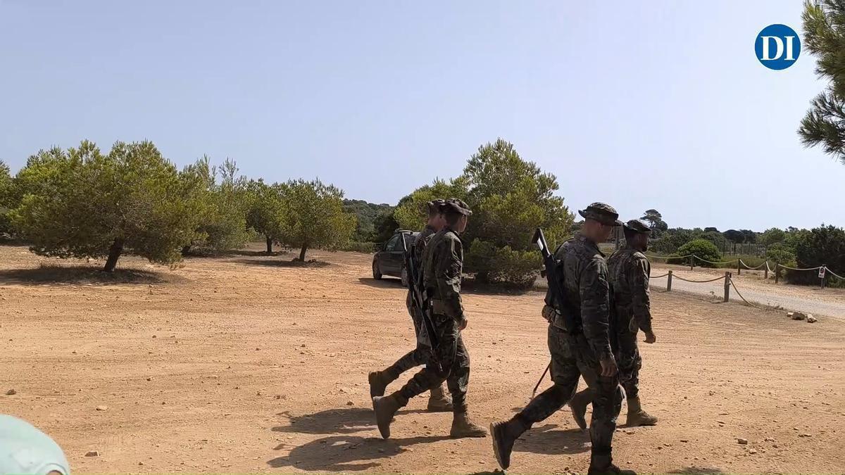 Las maniobras del Ejército en Formentera.