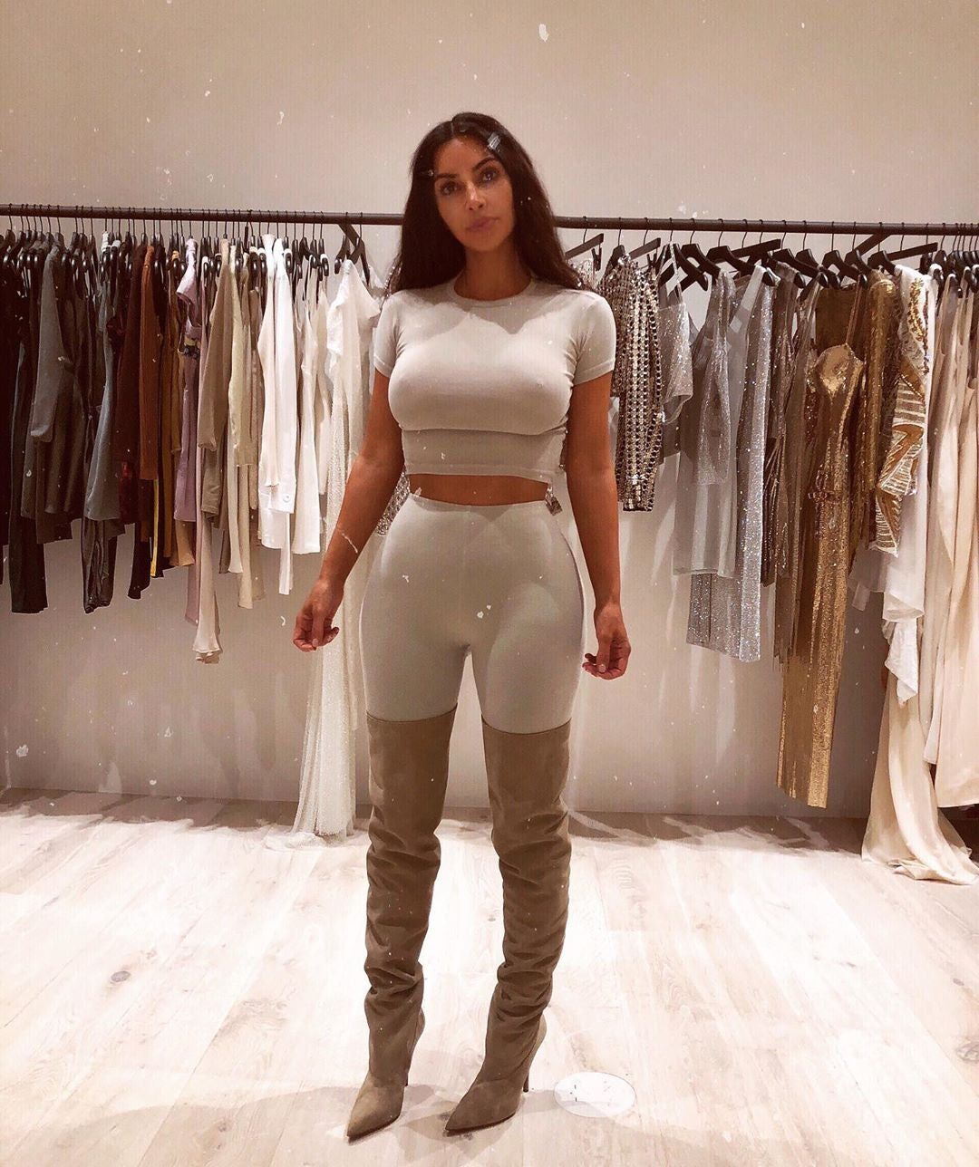 Kim Kardashian no sabe qué ponerse por las mañanas