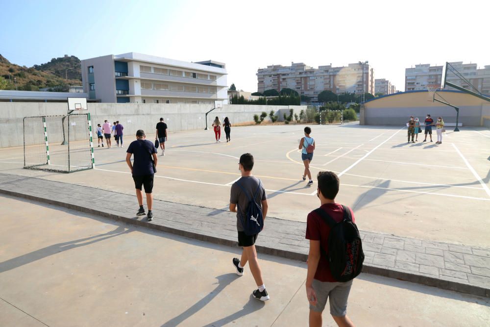 Vuelta a las clases en los institutos de Málaga