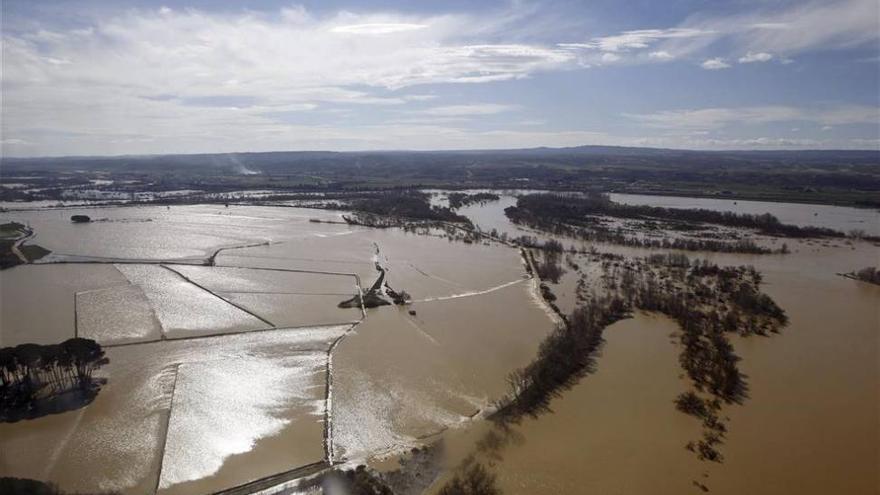 Afectados en Aragón 2.000 agricultores y 19.200 hectáreas por inundaciones