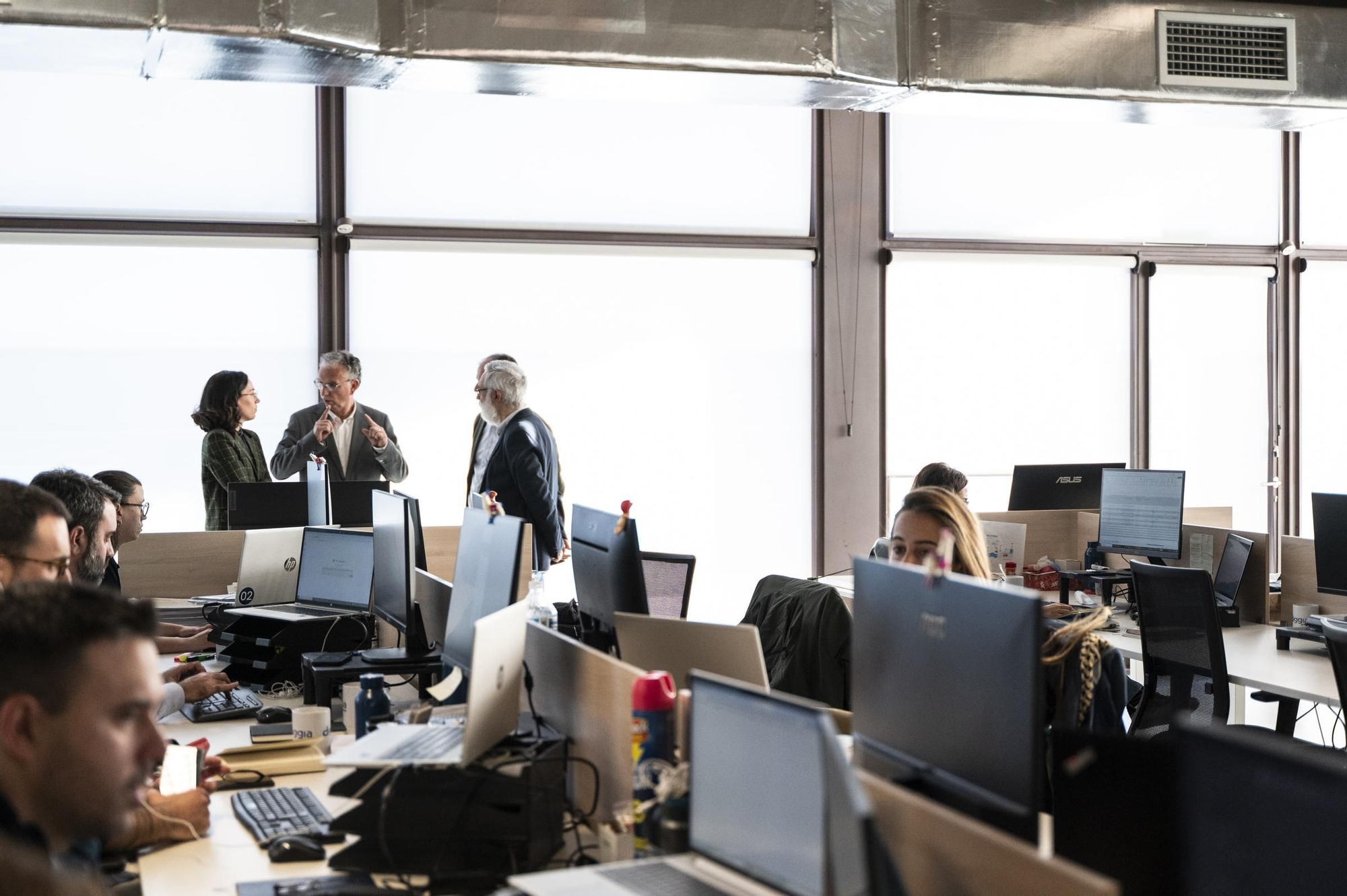 Visita del delegado del Gobierno en Extremadura a la empresa Gamma Solutions