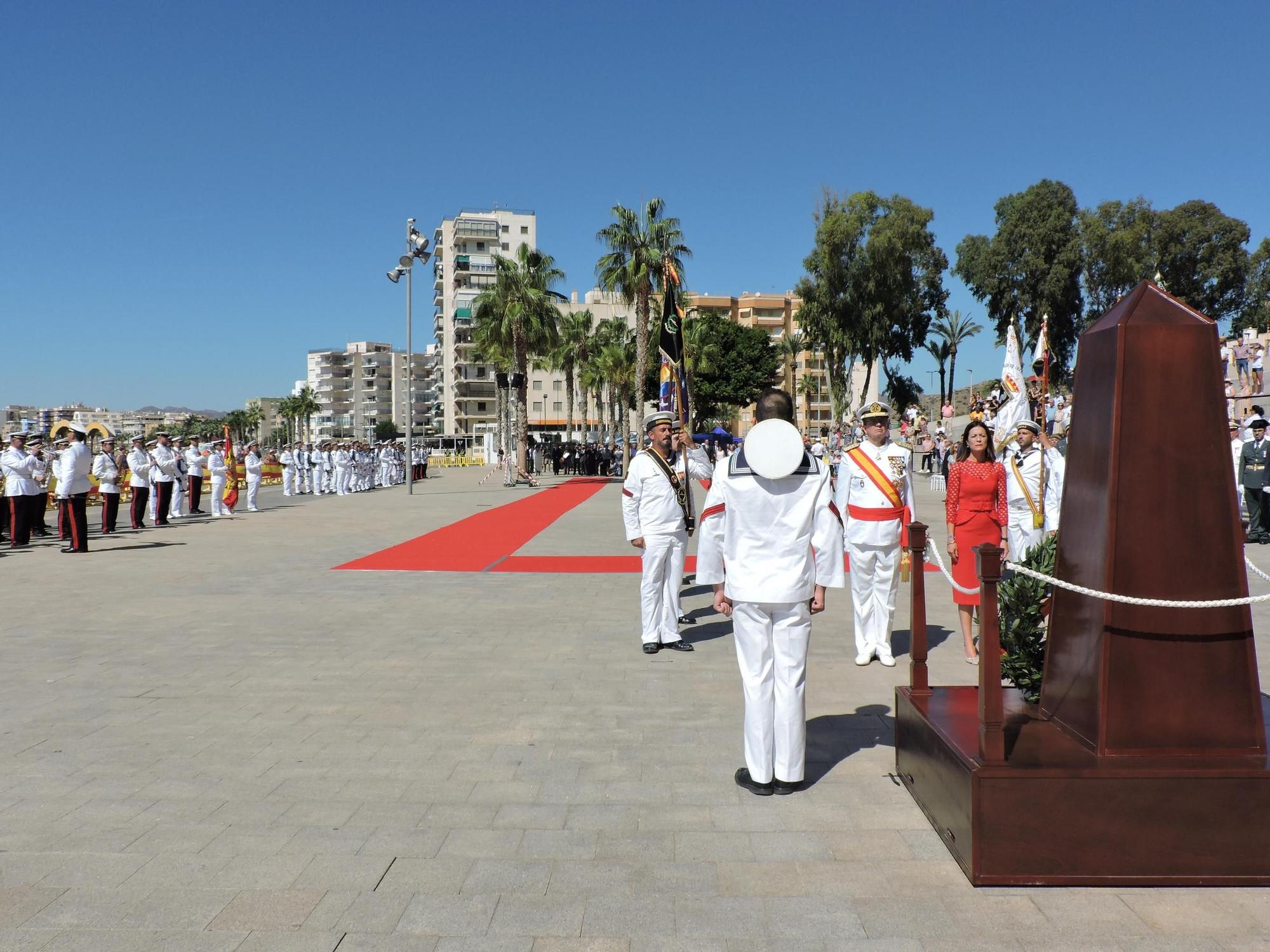 Jura de Bandera para personal civil en Águilas