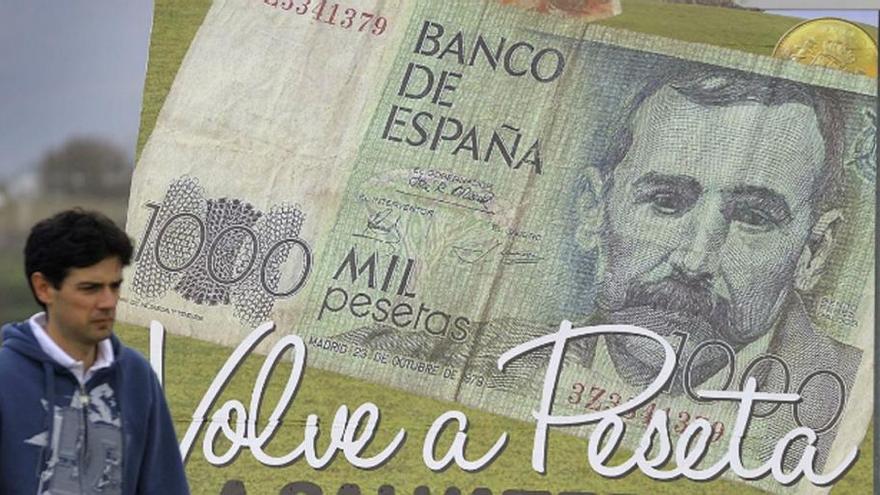 Los españoles conservan todavía en su poder billetes y monedas en pesetas por un valor total de 1.640 millones de euros