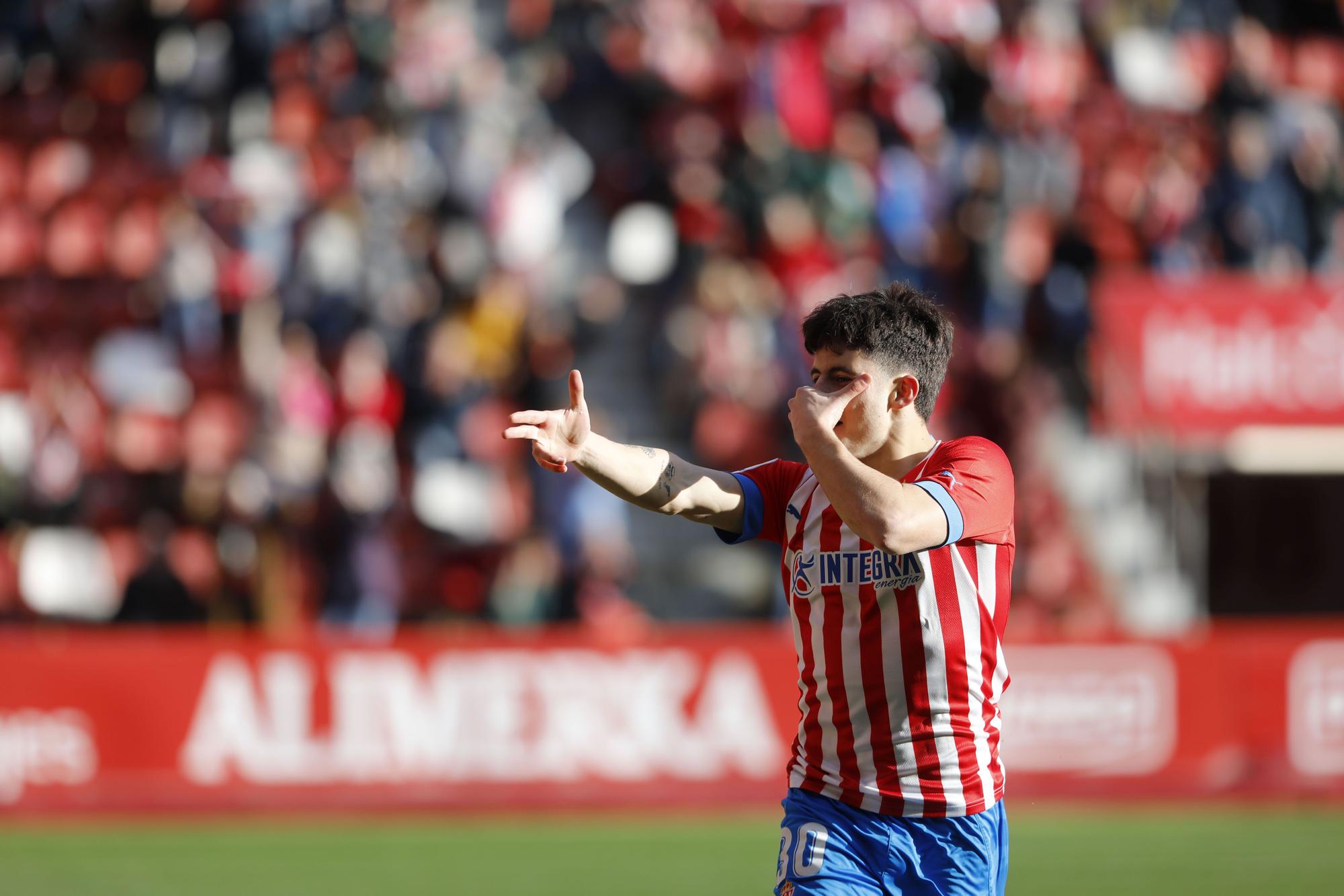 EN IMÁGENES: El encuentro entre el Sporting y el Real Zaragoza