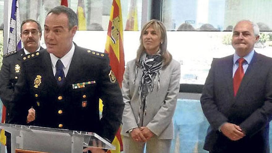 Santafé, durante el acto celebrado ayer en Eivissa.