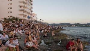 Ambiente en Sant Antoni, Eivissa.