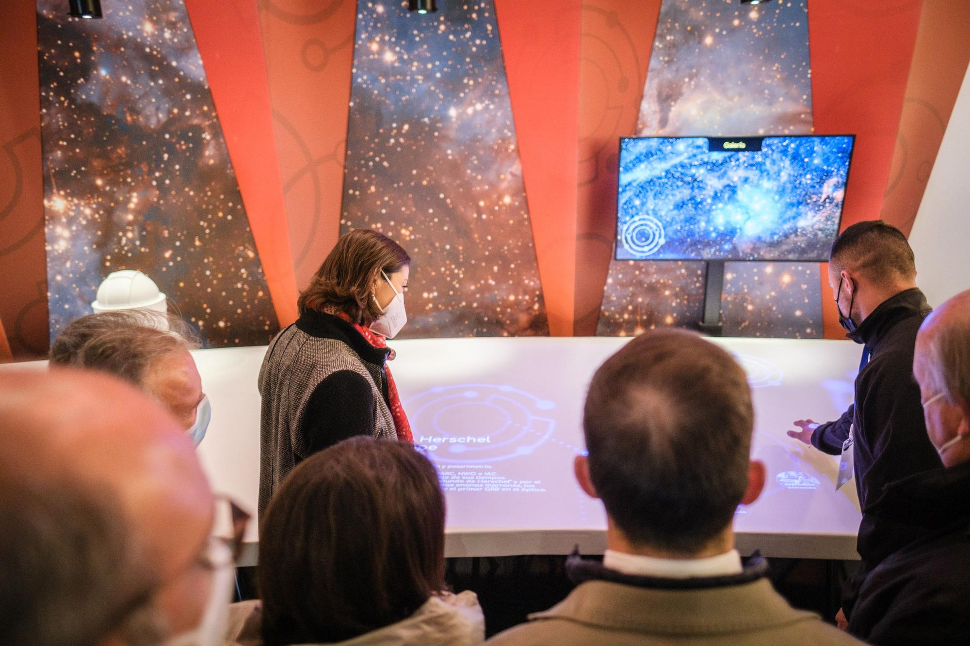 Inauguración del centro de interpretación en el Roque de los Muchachos, en La Palma (19/12/2021)