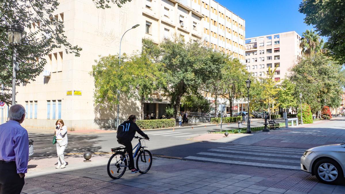 Edificio donde se encuentra la Audiencia Provincial de Badajoz.