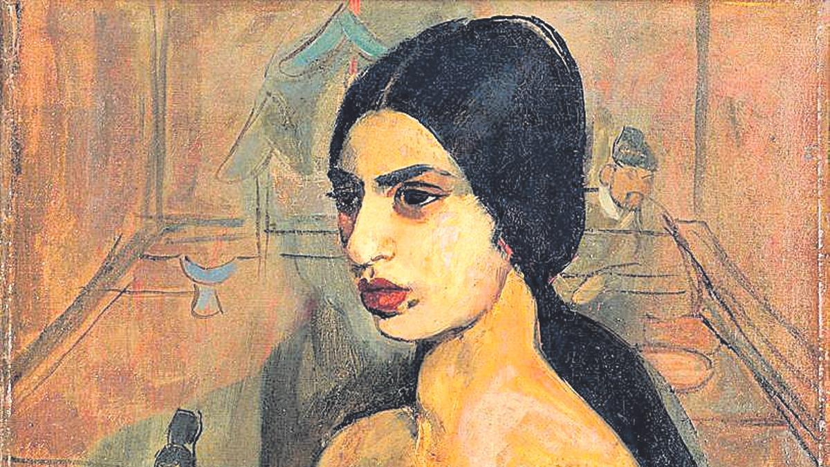 Autorretrato desnuda (1934).
