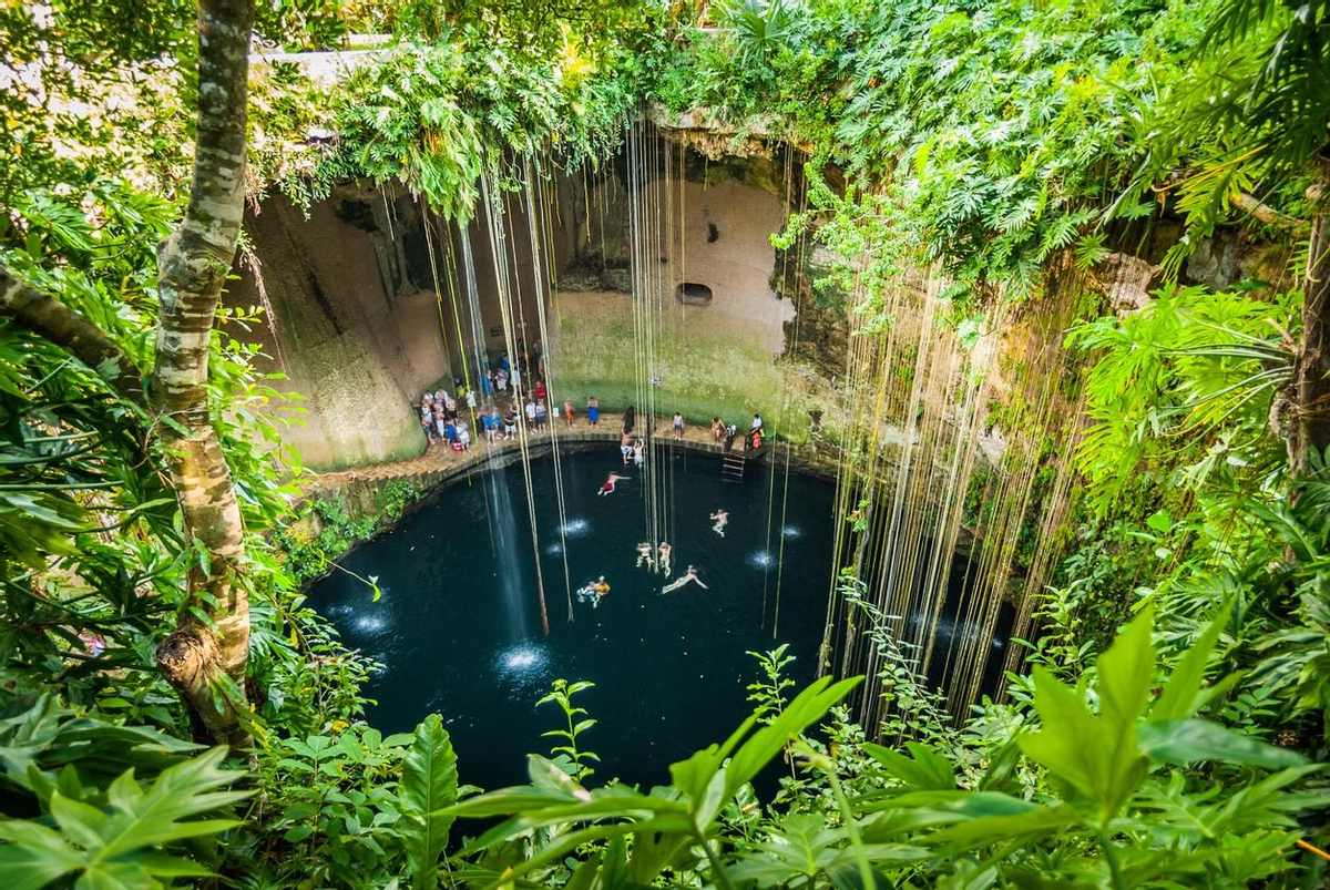 Los cenotes son uno de los grades reclamos de Yucatán.