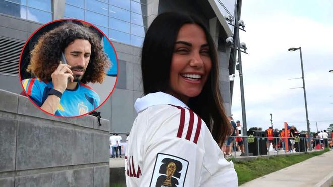 Claudia, pareja de Marc Cucurella y madre de sus tres hijos: "Marc es el cuarto niño de la casa, es como un niño más, es el divertido y el favorito, donde se ponga él no me pongo yo"