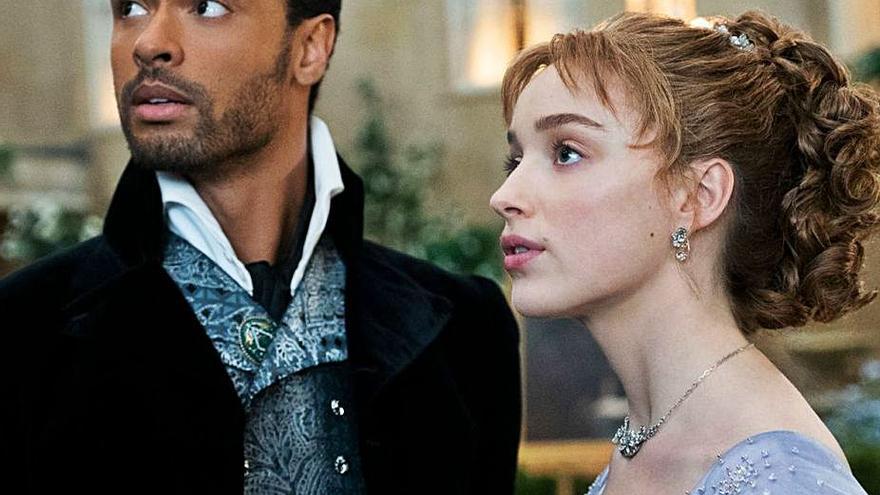 El duque de Hastings y Daphne, en la primera temporada. |   // NETFLIX