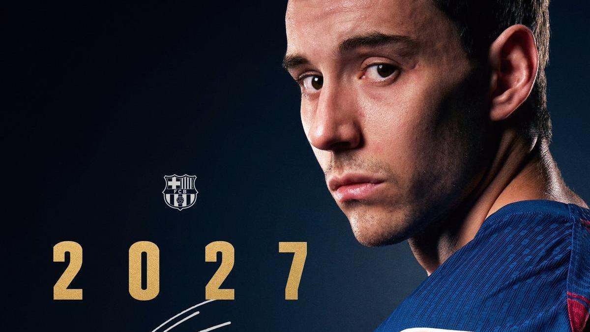 Sergi Llorca renueva con el Barça hasta 2027