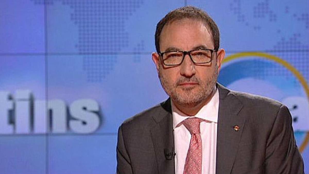 El secretario general de Unió, Ramon Espadaler, en 'Els matins' de TV-3.