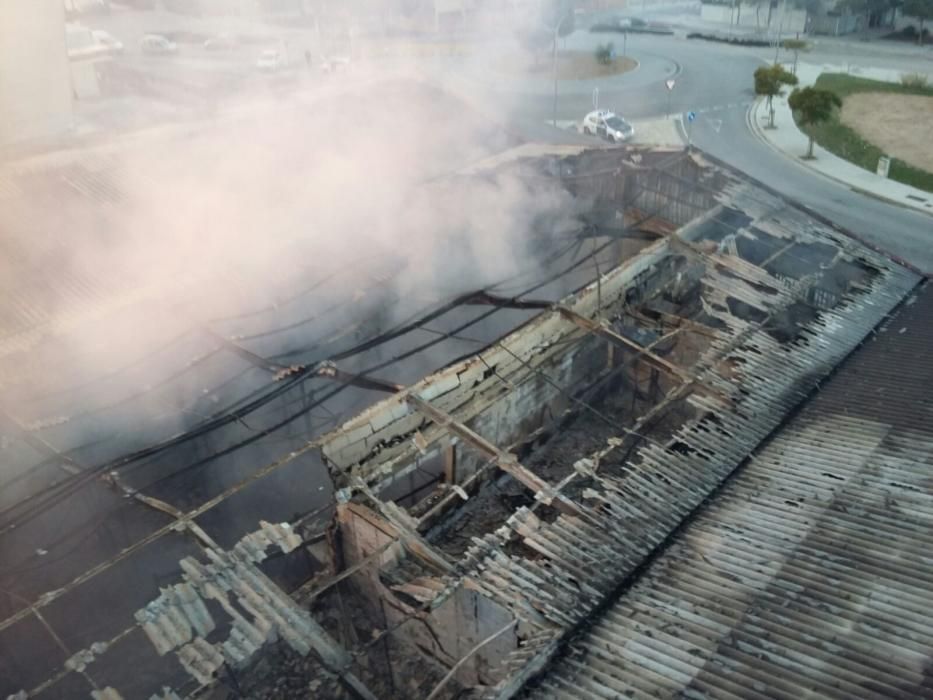 Controlado el incendio del polígono de Marratxí