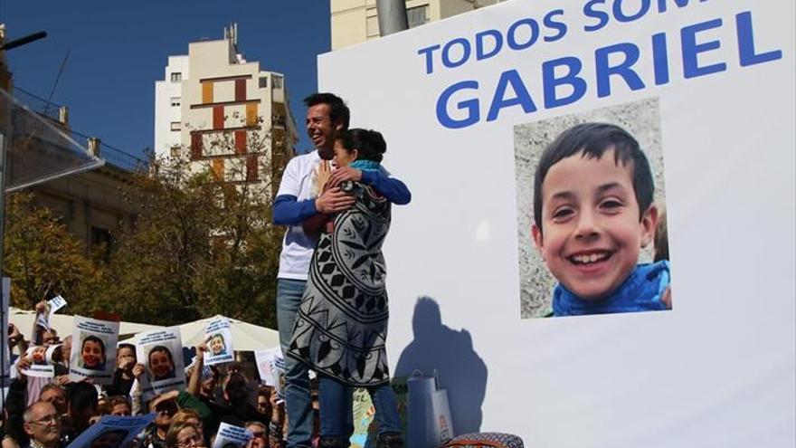 Ocho mil almerienses piden en la calle la pronta vuelta a casa del pequeño Gabriel