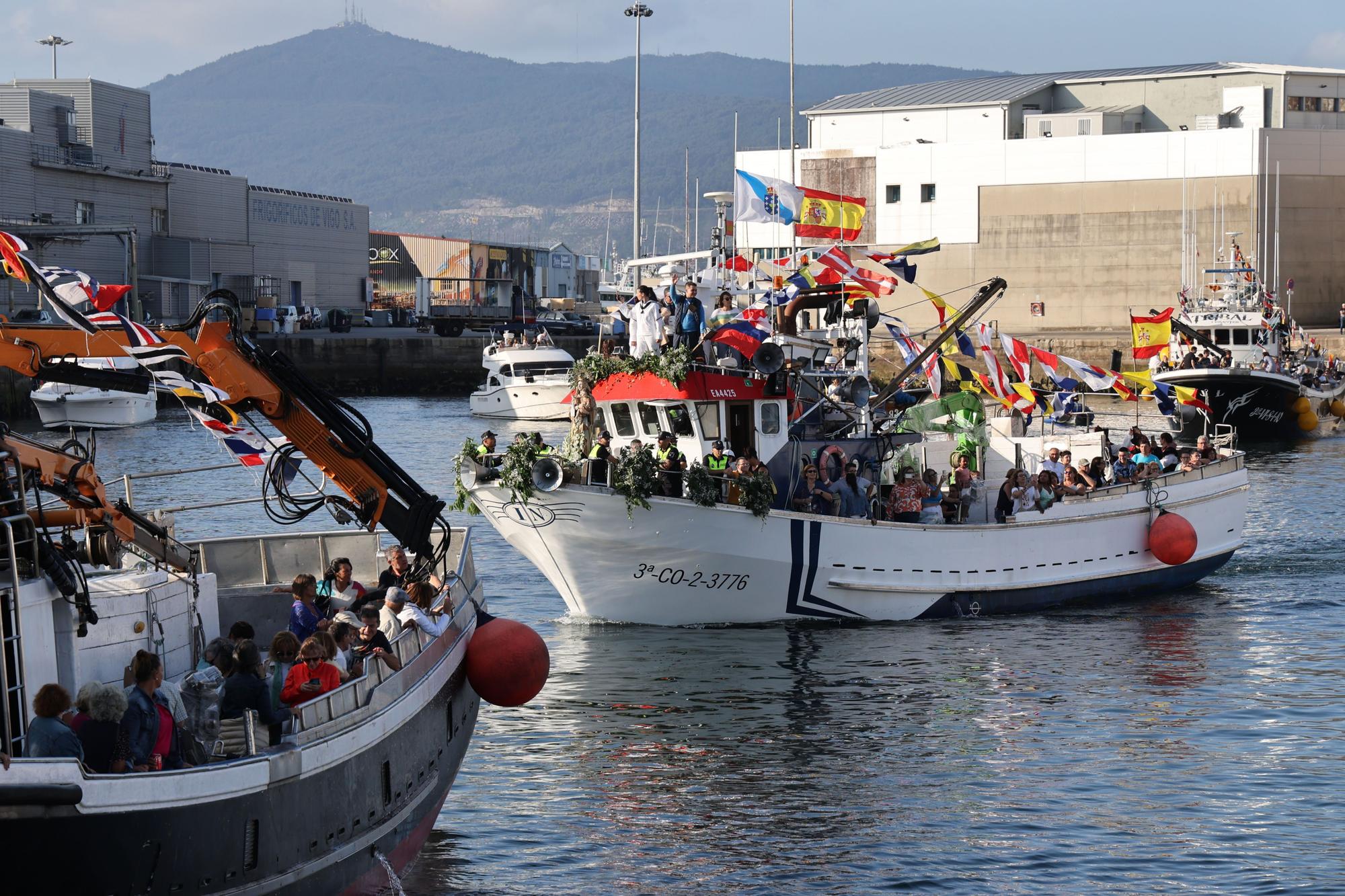 Pasión por la patrona de los mares en Vigo