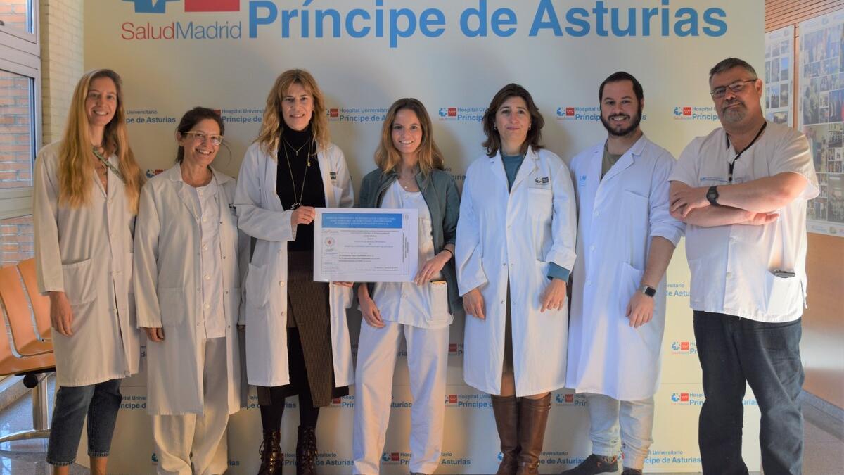 Equipo de UCI del Hospital Principe de Asturias