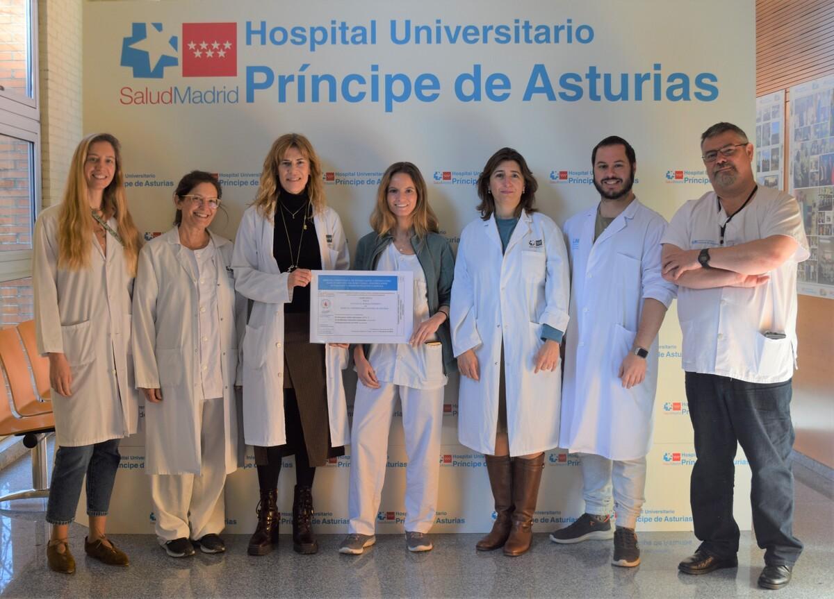 Equipo de UCI del Hospital Principe de Asturias