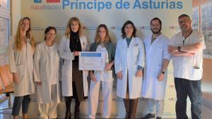Equipo de UCI del Hospital Principe de Asturias