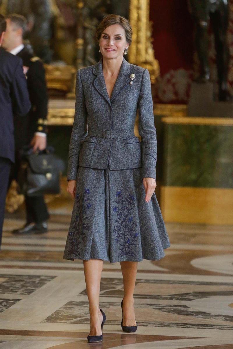 La reina Letizia en el Día de la Hispanidad 2017