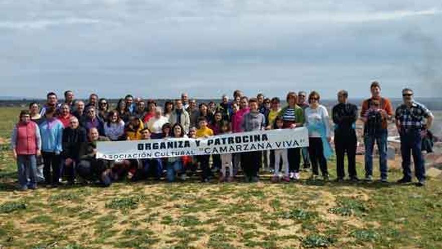 Participantes en la excursión organizada por Camarzana Viva. Foto M. A. C.