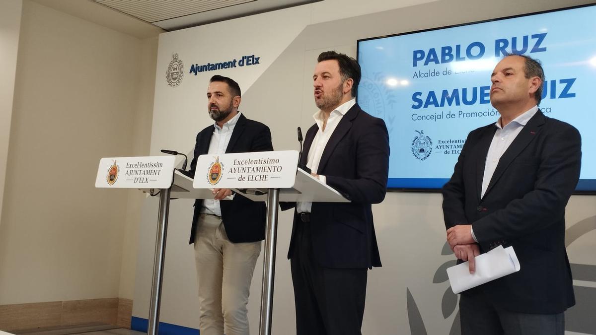 Ruz, este martes cuando ha hablado de la gestión del Patronato del Palmeral